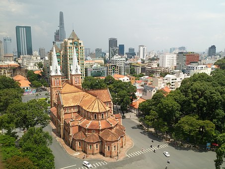 Cathédrale à Saigon