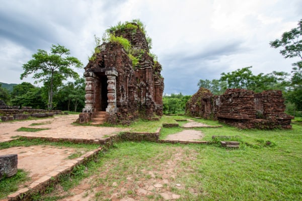 Un temple hindou au site de My son au Vietnam 