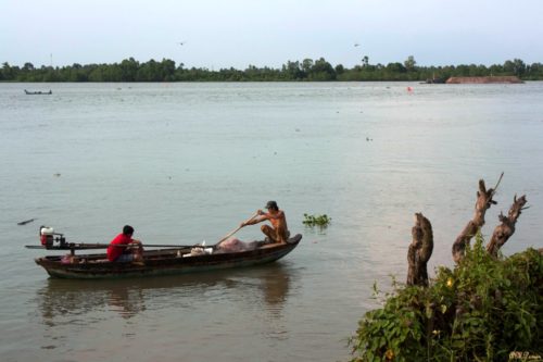Bateau dans le delta du Mekong